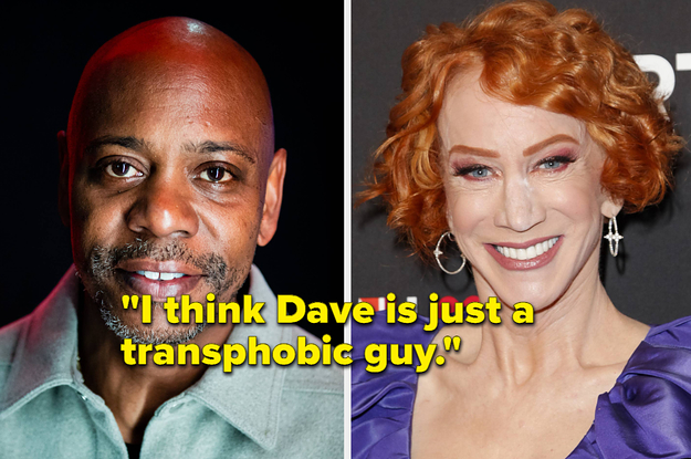 Kathy Griffin Said She Thinks Dave Chappelle Is "Just A Transphobic Guy" After Backlash Against His Netflix Special "The Closer"