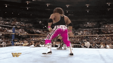 Owen Hart and Bret Hart at Wrestlemania 10
