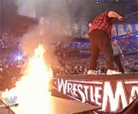 Edge vs. Mick Foley at Wrestlemania 22
