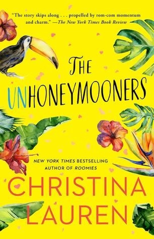 This is a cover for Christina Lauren&#x27;s book: The Unhoneymooners