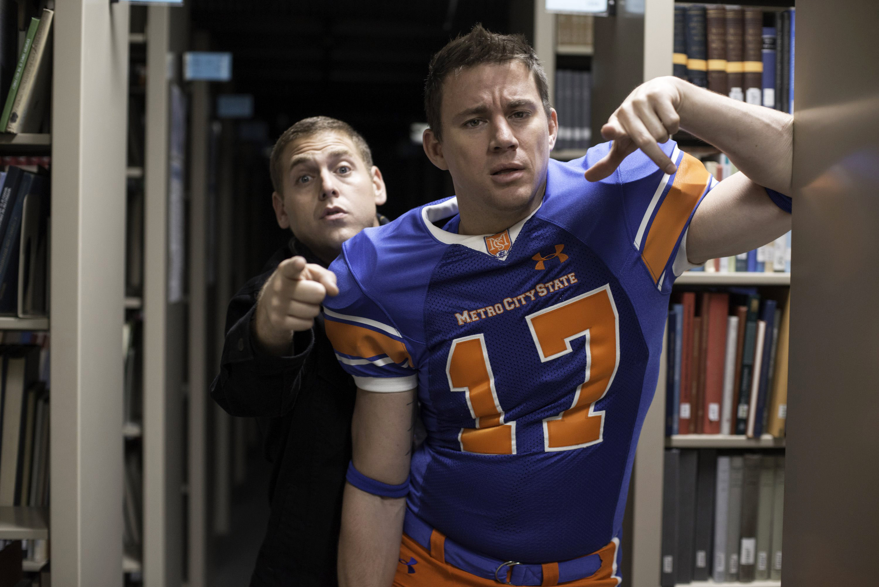 Jonah Hill and Channing Tatum in &quot;22 Jump Street&quot;
