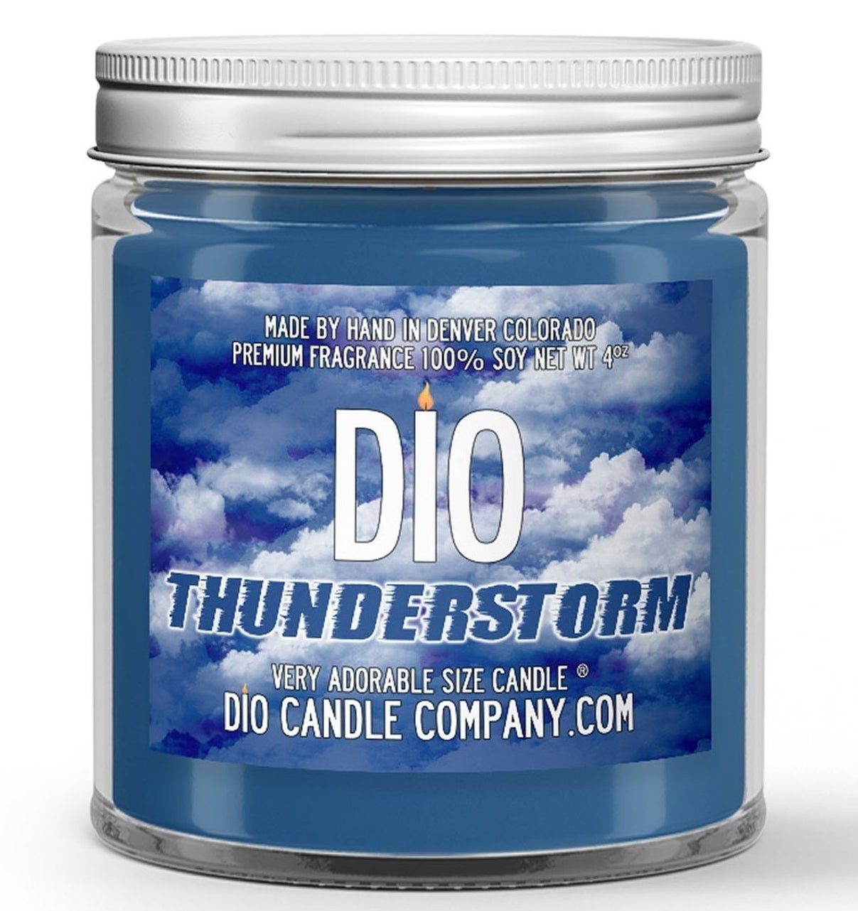 The thunderstorm candle