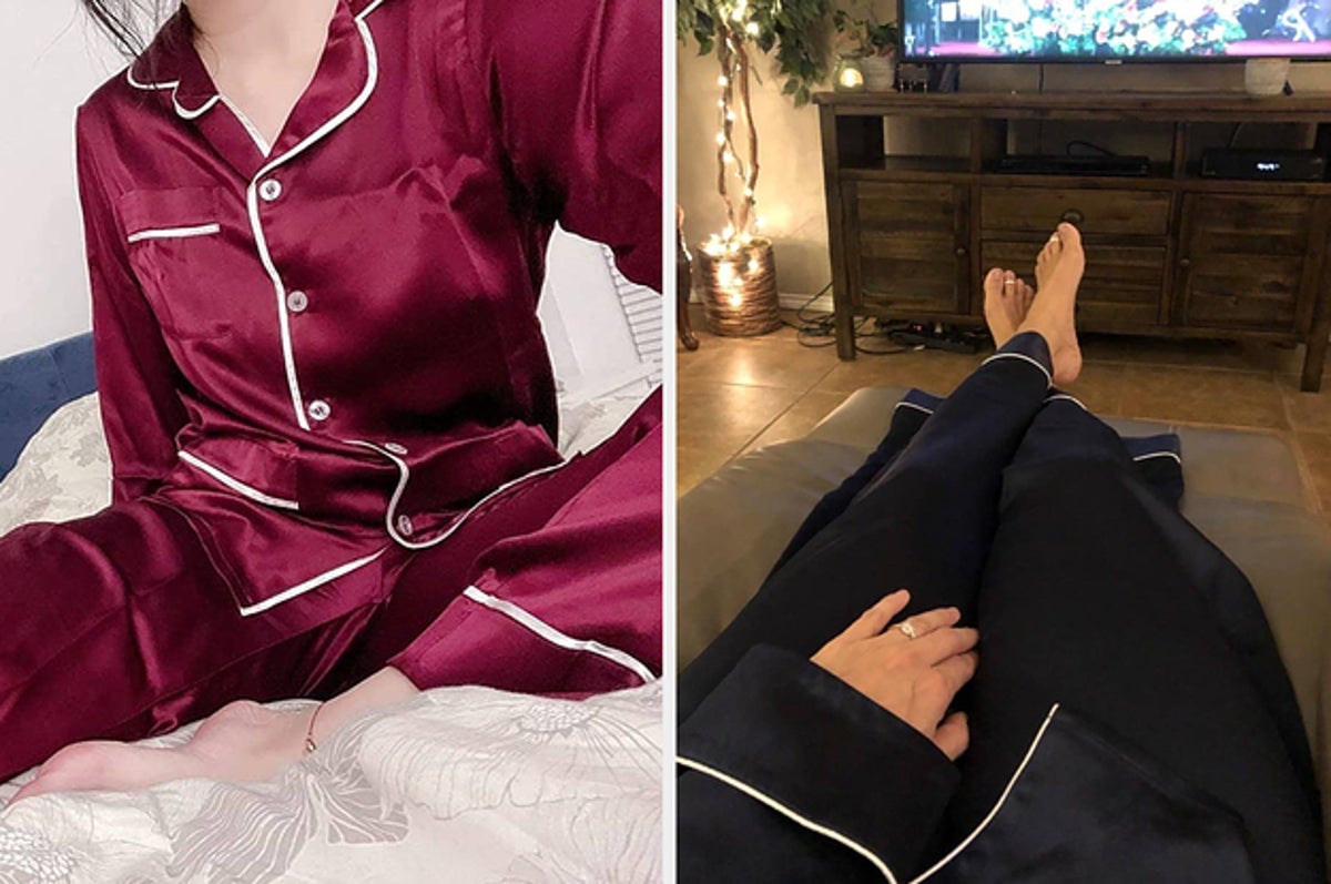 Sexy 100% Silk Camisole Sets Sleepwear for Women - SILKSILKY CA