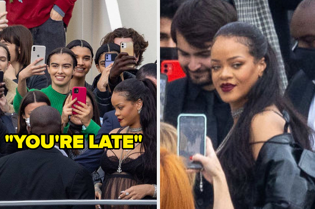 A Fan Tried To Call Out Rihanna For Being Late At The Dior Fashion Show And Her Response Was Hilarious