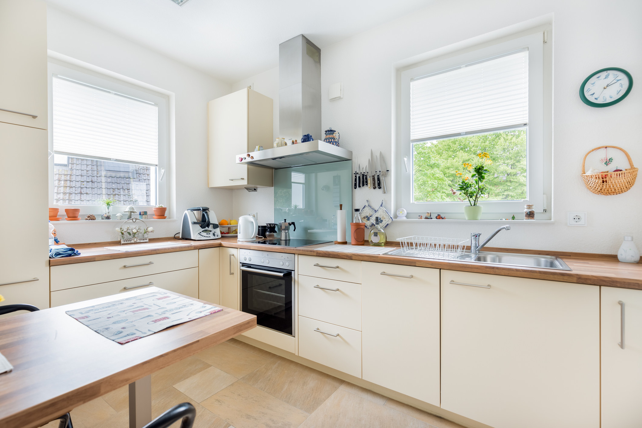 a clean and modern kitchen