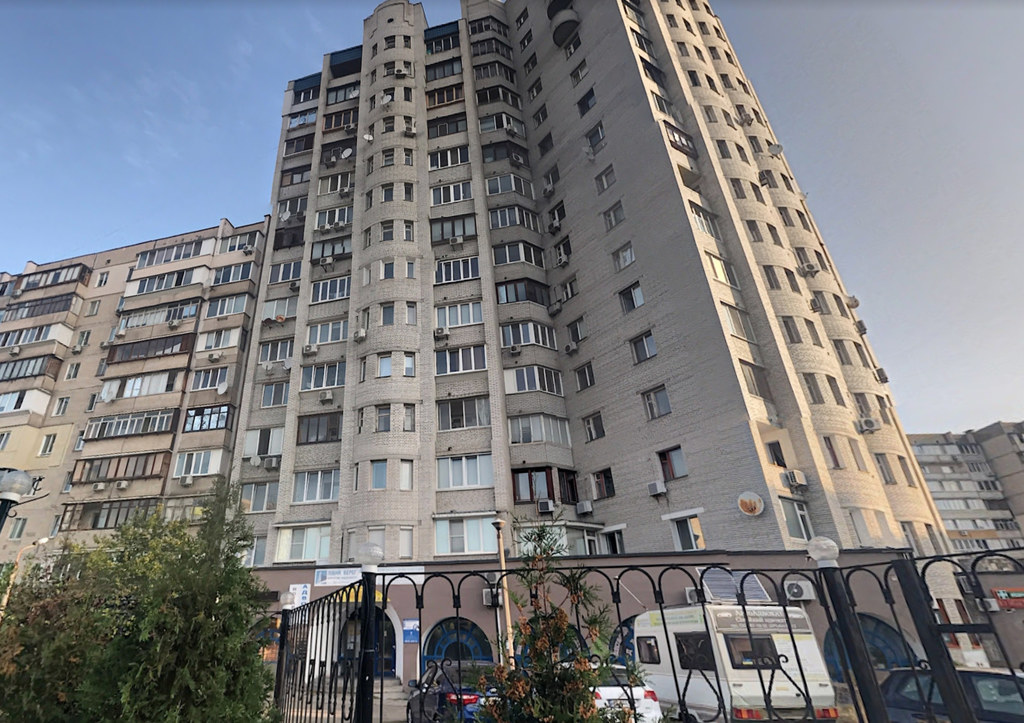 The building without damage