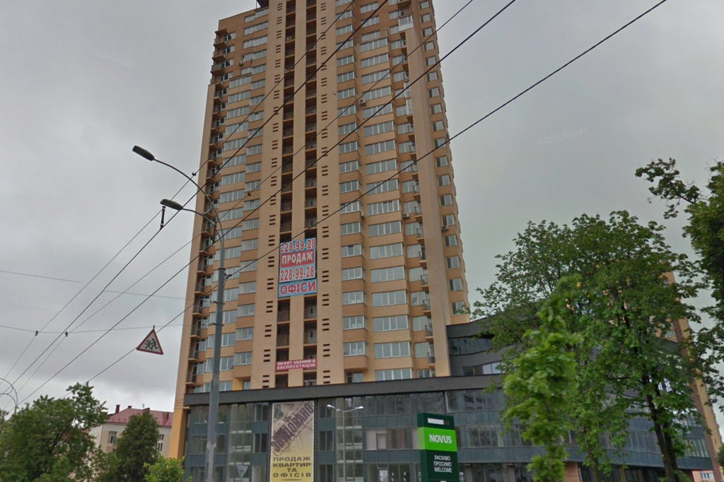 The building without damage