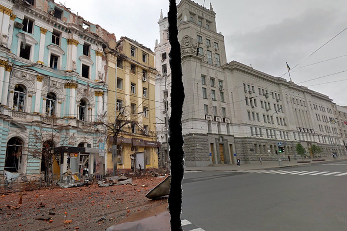 These Before/After Photos Show The Scale Of Destruction In Ukraine - Vimarsana News