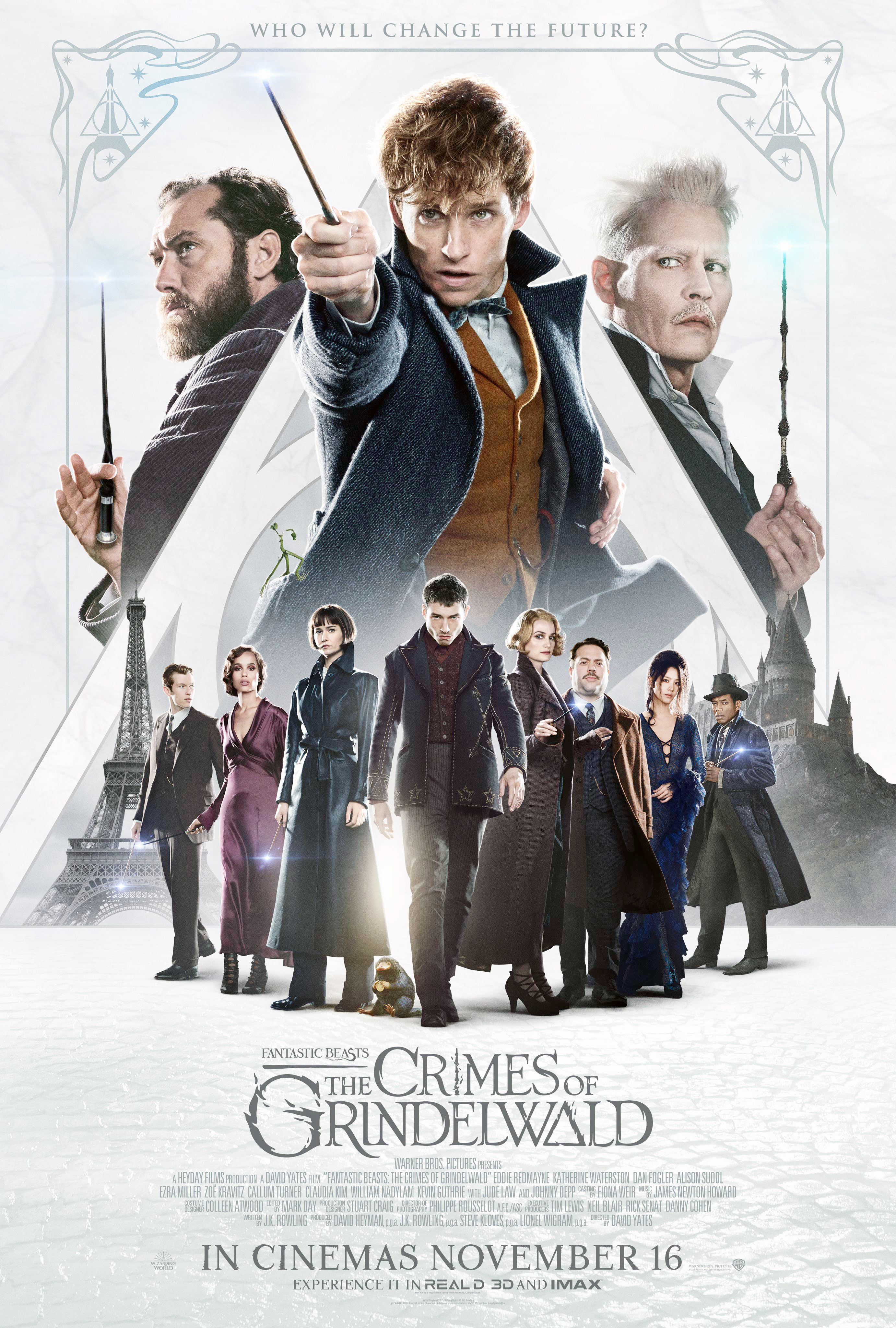 The US poster for Fantastic Beasts: The Crimes of Grindelwald