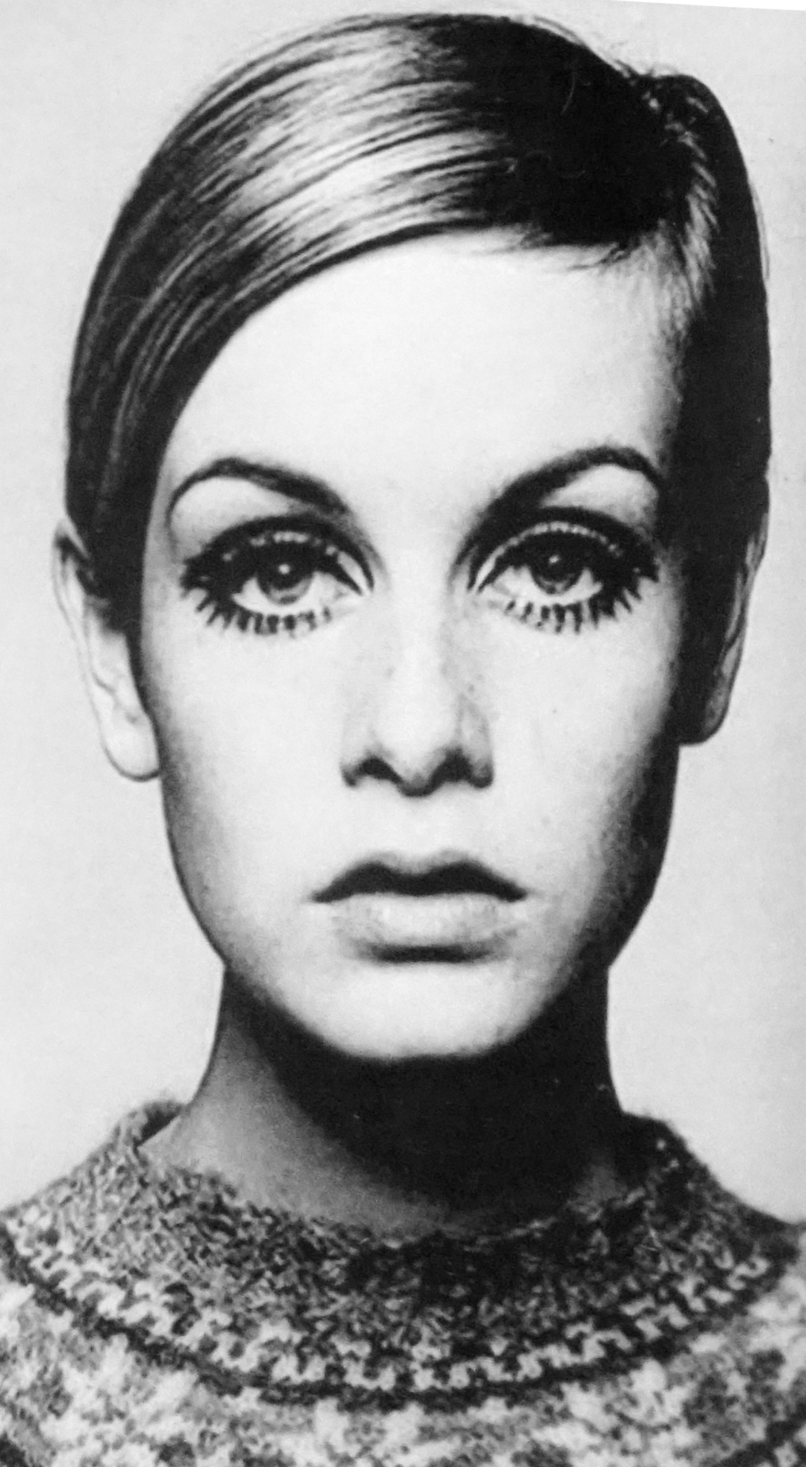 A headshot of Twiggy from the &#x27;60s