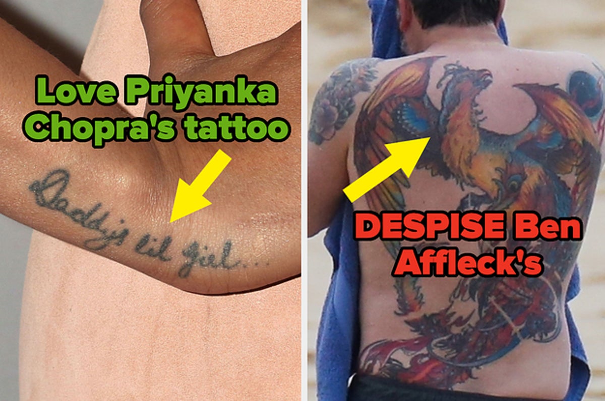 Are These Celebrities' Tattoos Cool Or Weird?