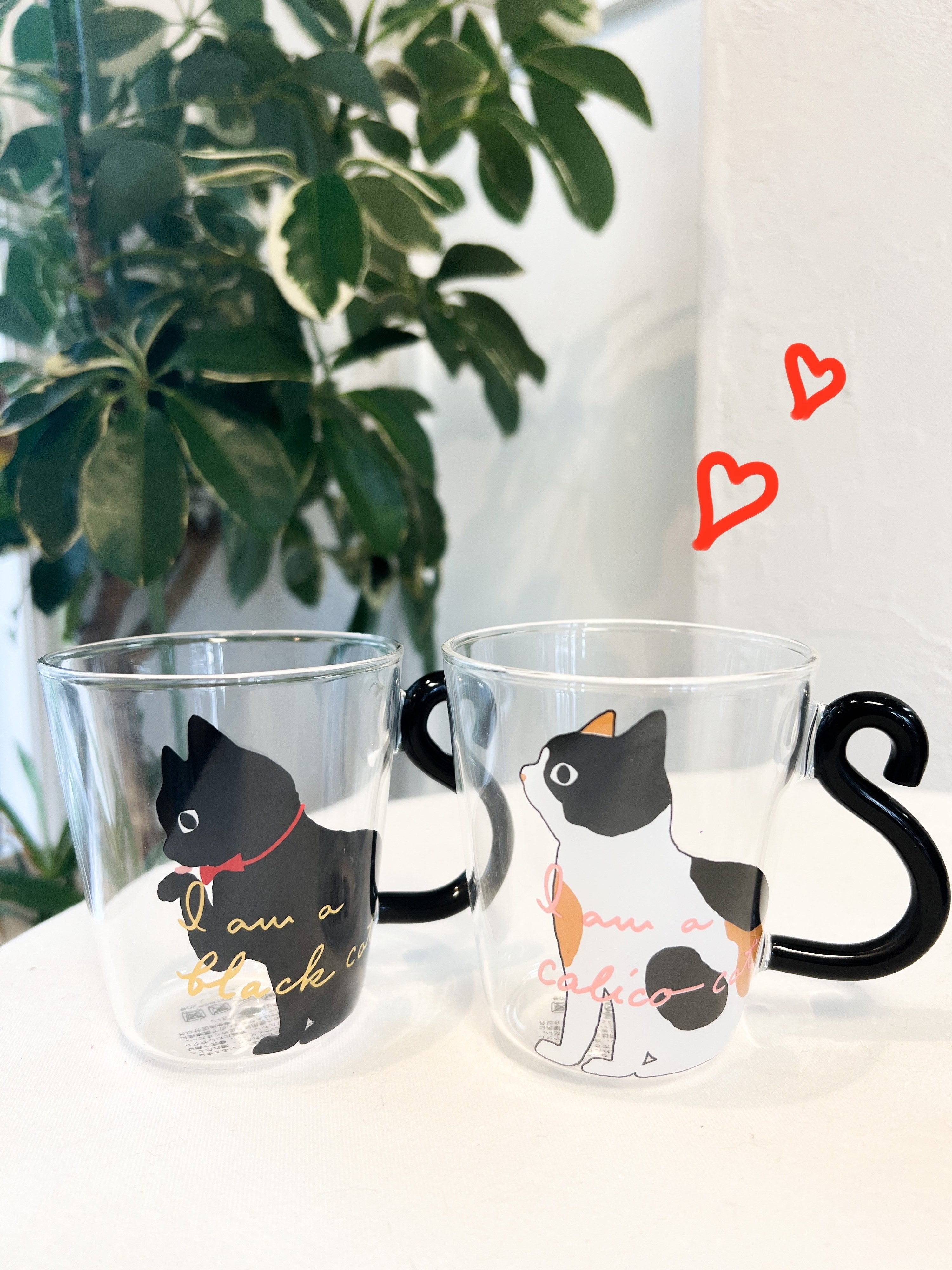 ニトリ、本気出しすぎでは…！「猫ちゃんガラスマグ」が癒しの塊でしか