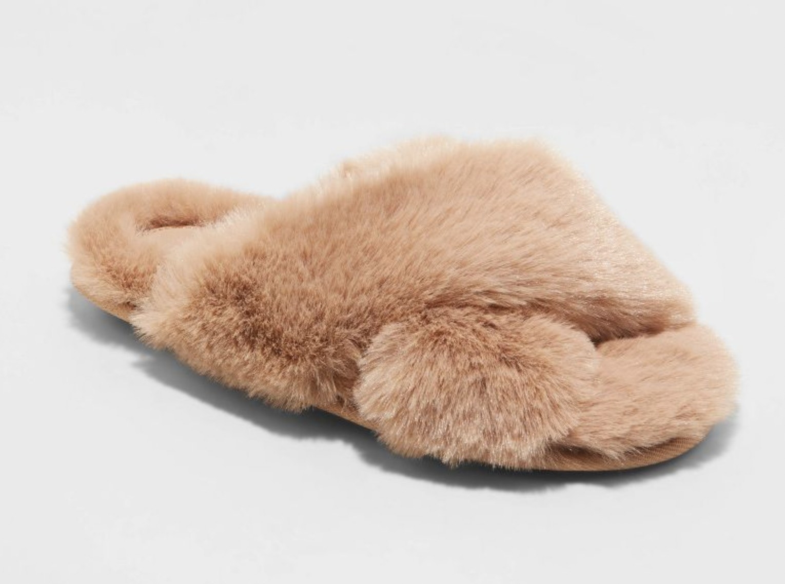 the slippers in camel