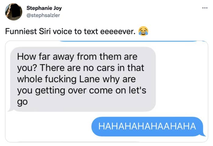 someone&#x27;s road rage showing up in a voice text