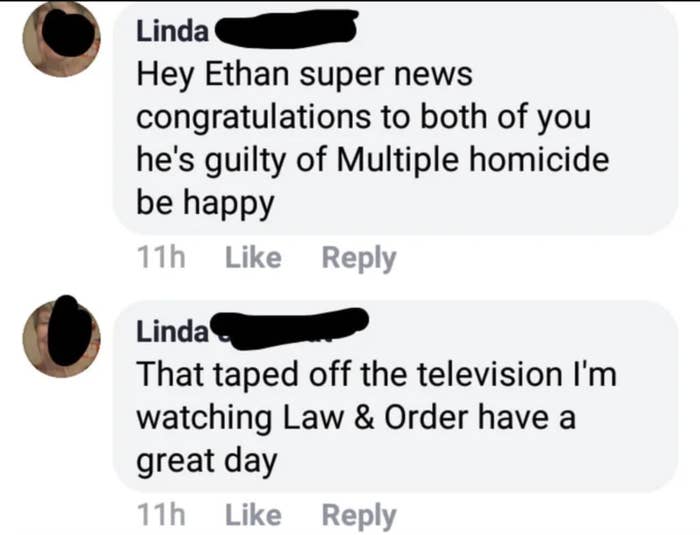 voice to text picking up a line from &quot;Law and Order&quot;