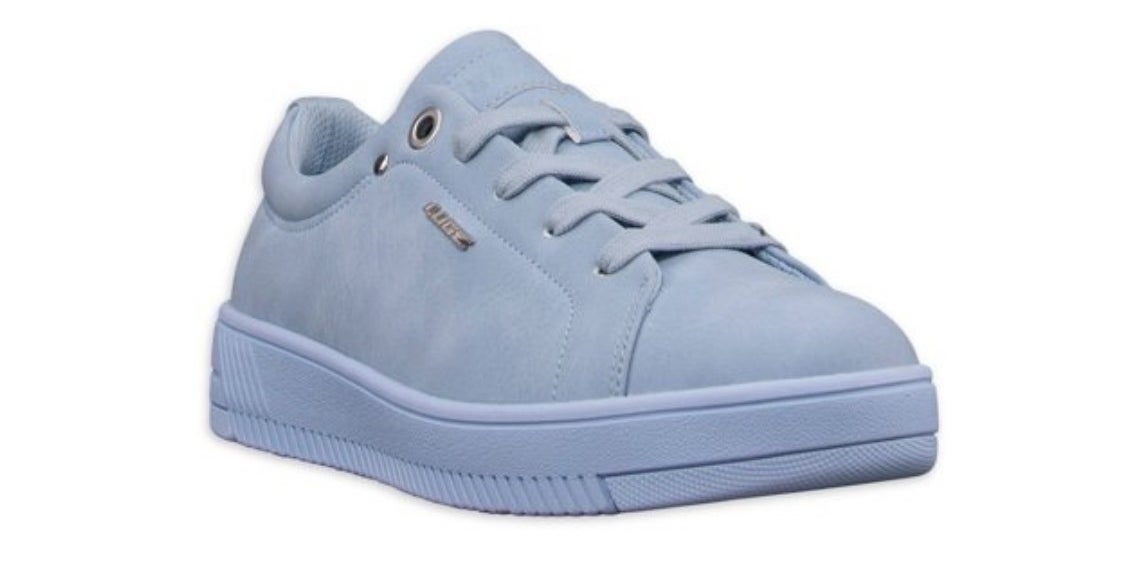 Ice blue oxford sneakers