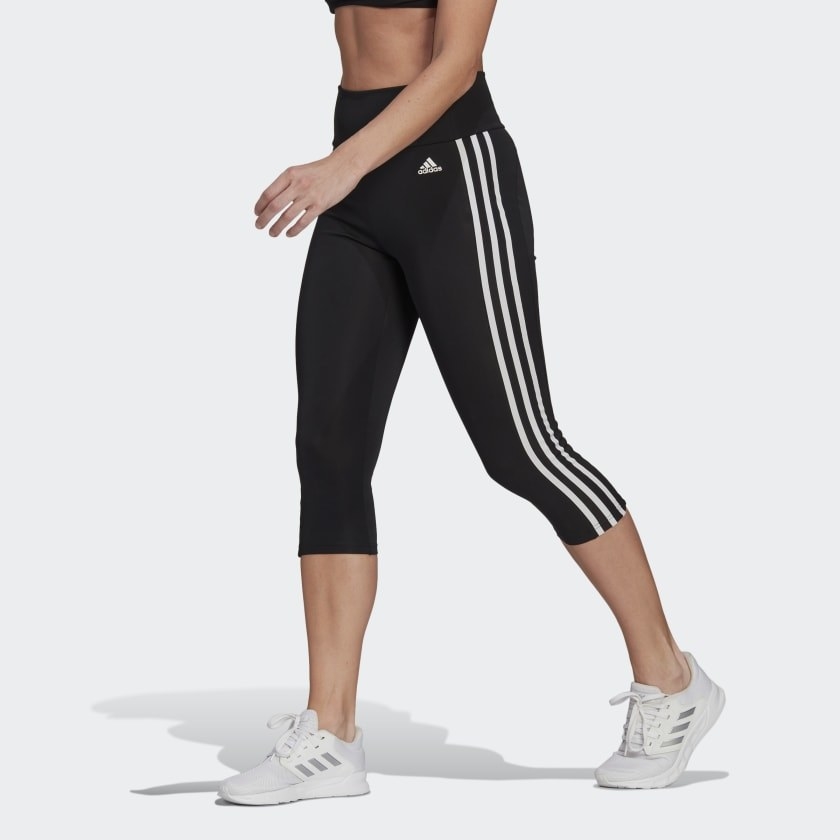 model wearing adidas leggings