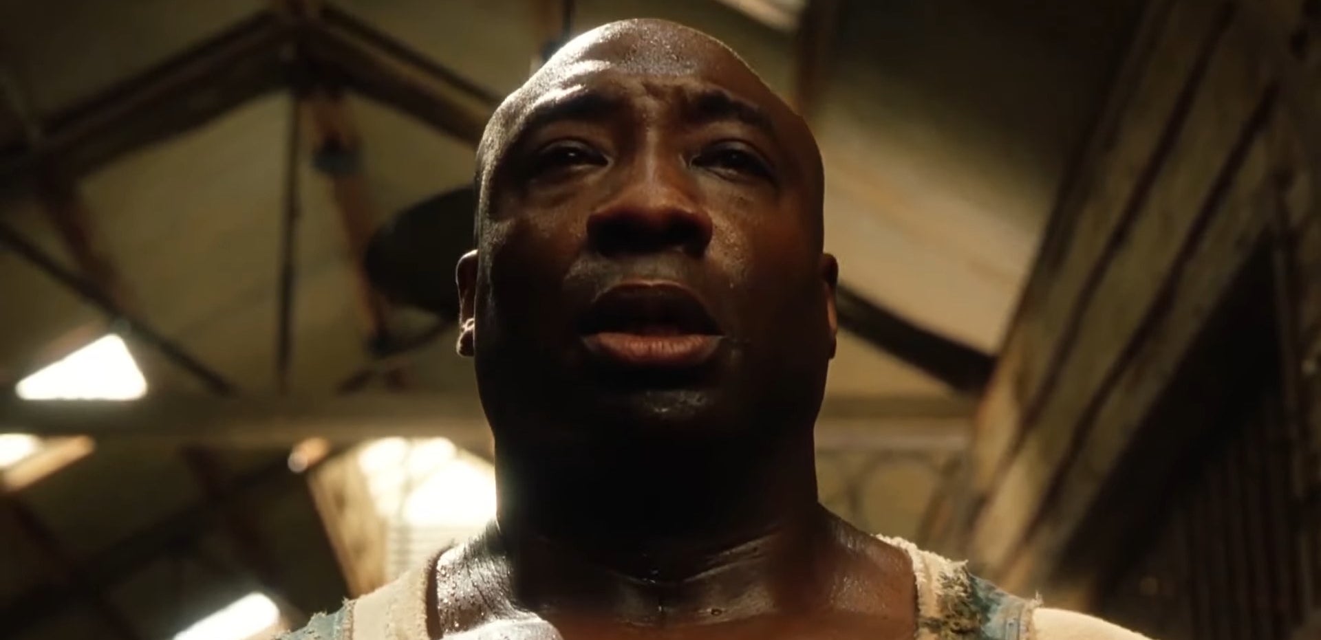 John Coffey arriving in prison in &quot;The Green Mile&quot;