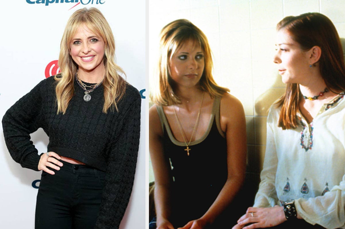 Alyson Hannigan Sex Scene - Buffy's Sarah Michelle Gellar Talks Alyson Hannigan Feud