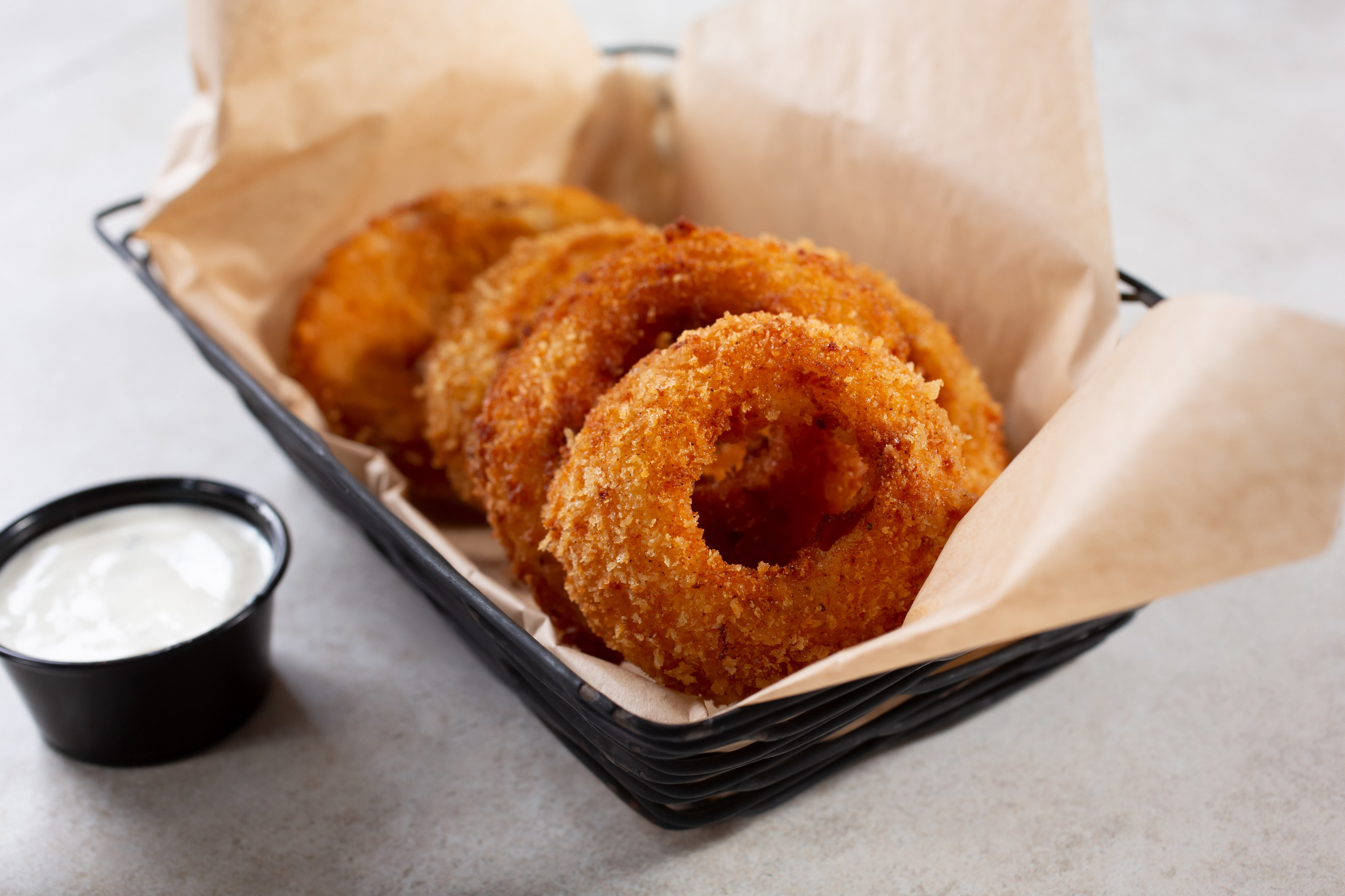 Ranch and onion rings