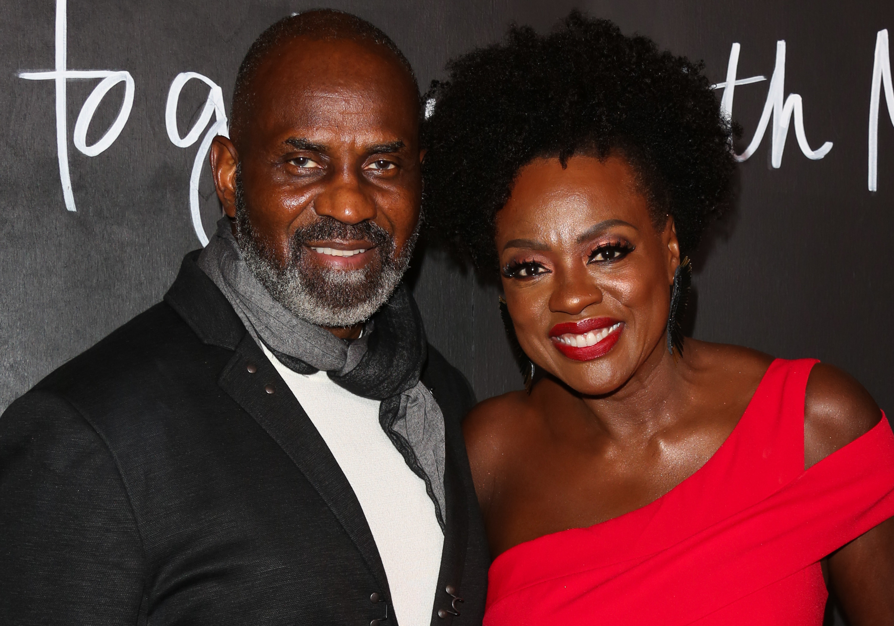 Julius Tennon and Viola Davis poses at the &quot;How To Get Away With Murder&quot; series finale event on February 08, 2020