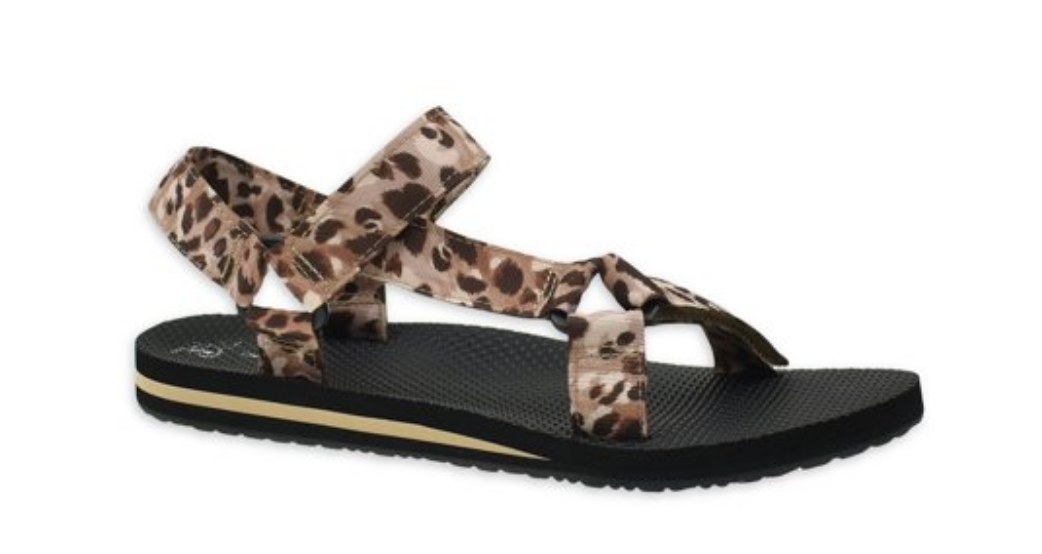 Leopard nature sandals