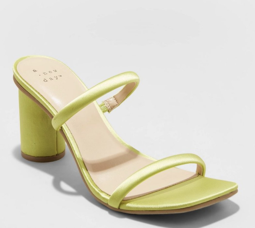 the heels in green