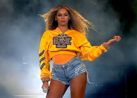 Beyoncé performing at Coachella