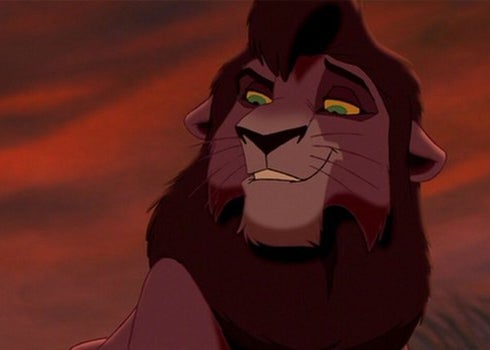 Kovu looking smug