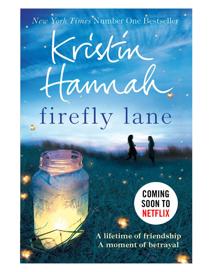 The book cover of &quot;Firefly Lane&quot; by Kristin Hannah.
