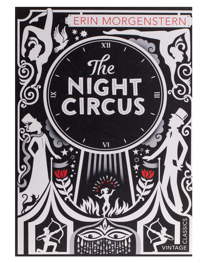 The book cover of &quot;The Night Circus&quot; by Erin Morgenstern.