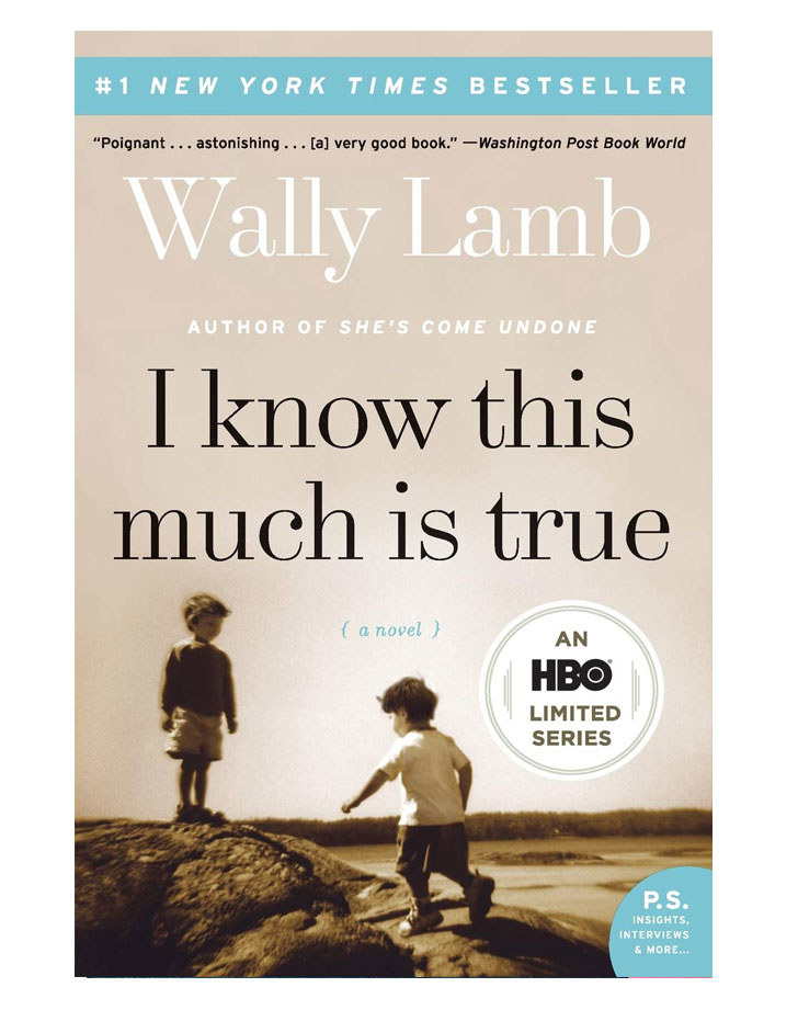 The book cover of &quot;I Know This Much Is True&quot; by Wally Lamb.