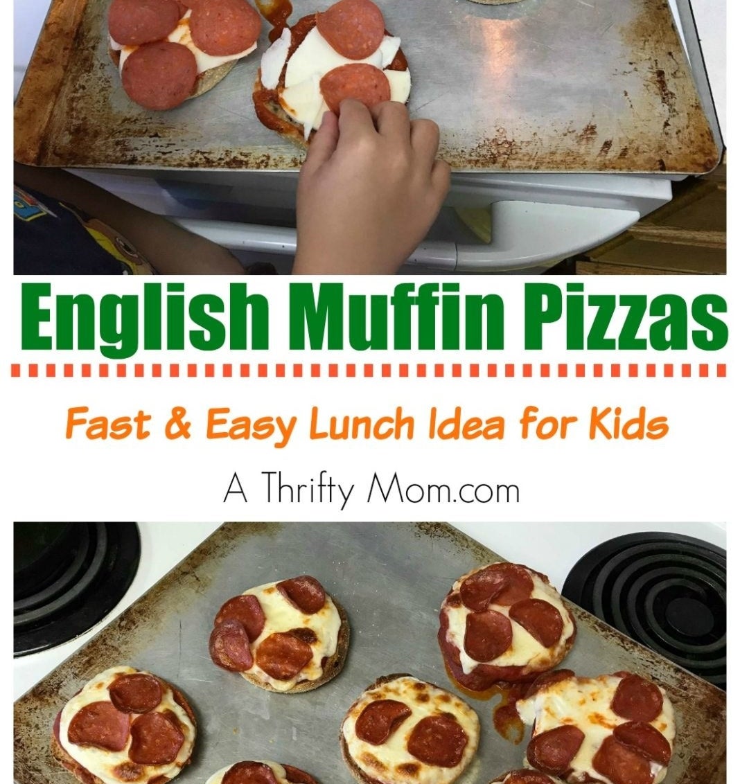 Blogger&#x27;s photo of the english pizza muffins they made