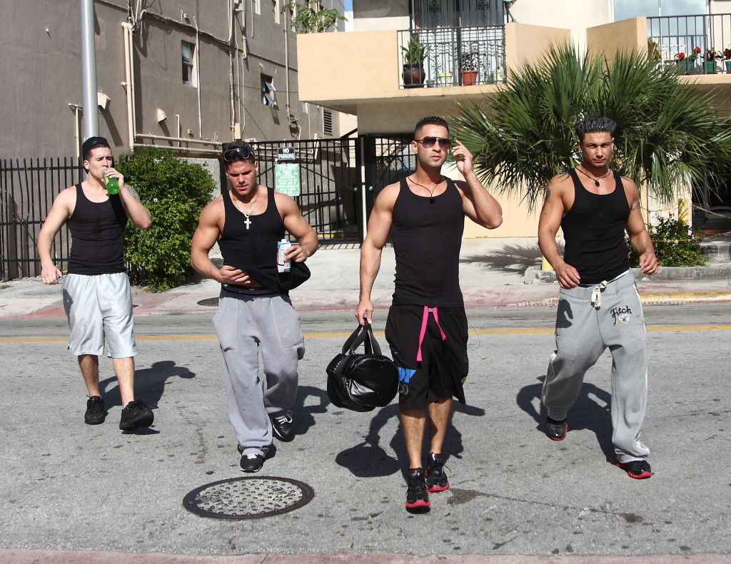 the male members of the cast in Miami