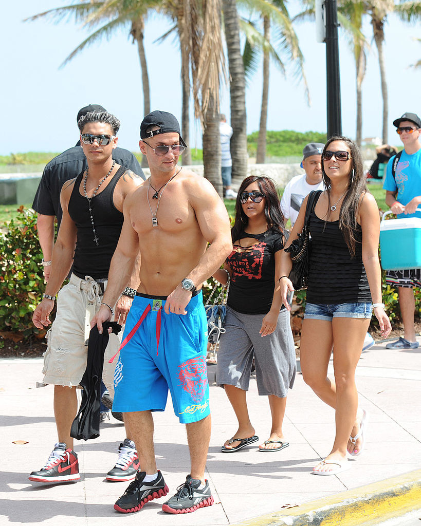 the group walk in Miami Beach