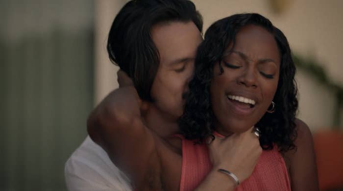 Molly and Andrew from &quot;Insecure&quot; having sex
