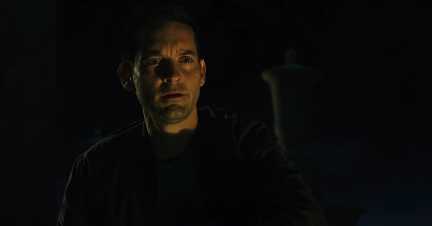 Peter-Two talking to Peter-One in "Spider-Man: No Way Home"