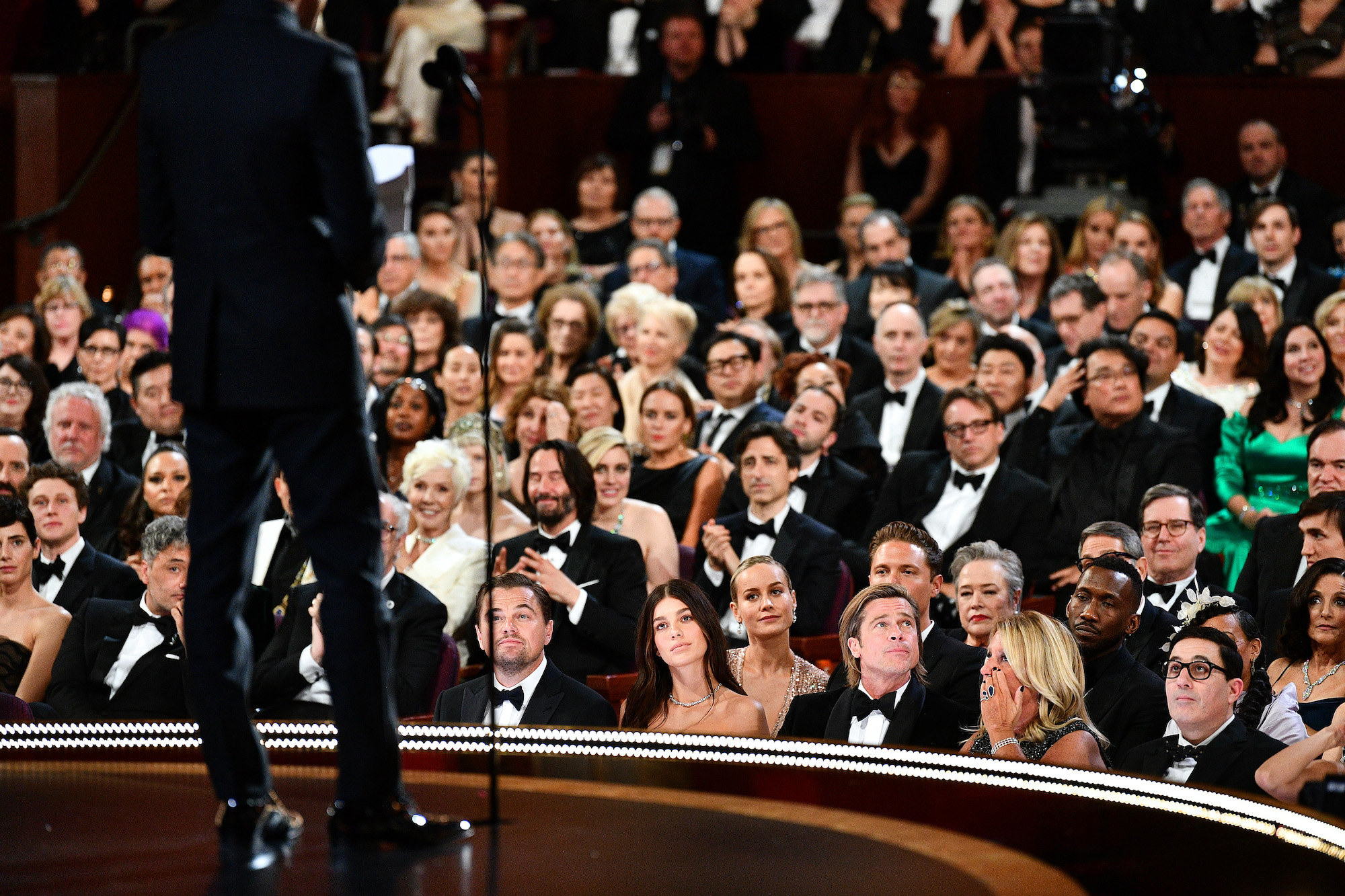 The audience at the Oscars