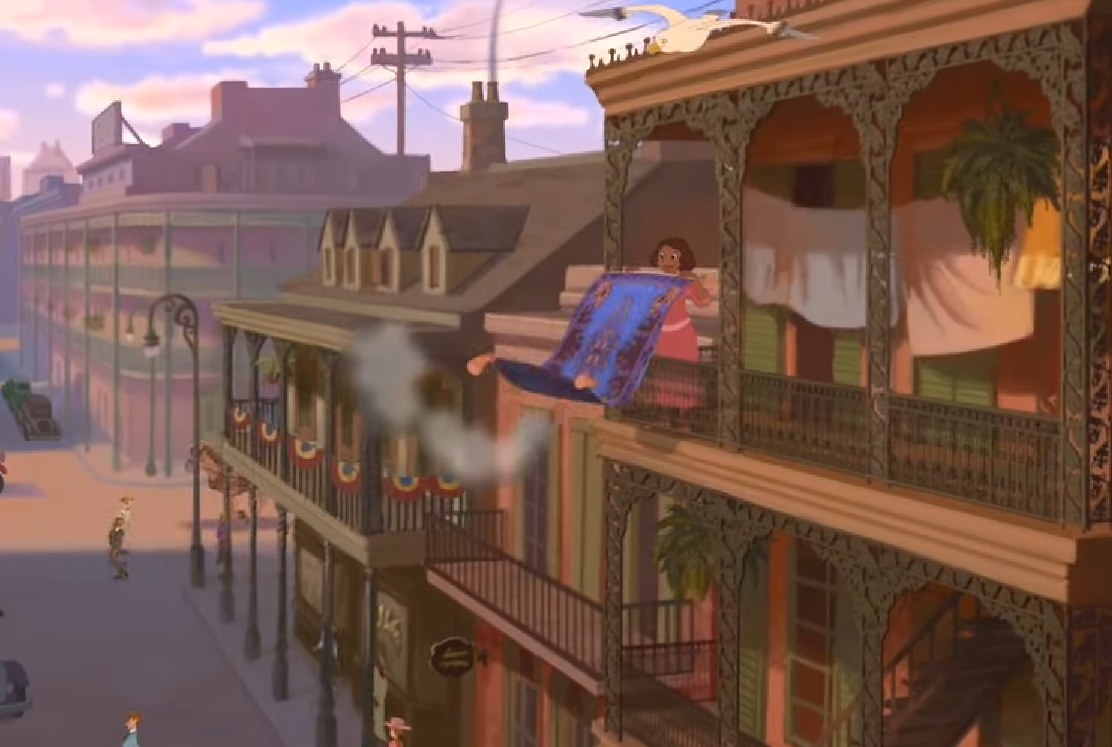 aladdin carpet in princess and the frog