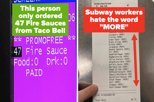 15 Obscene Fast Food Orders That Employees Looked At And Said "Nope"