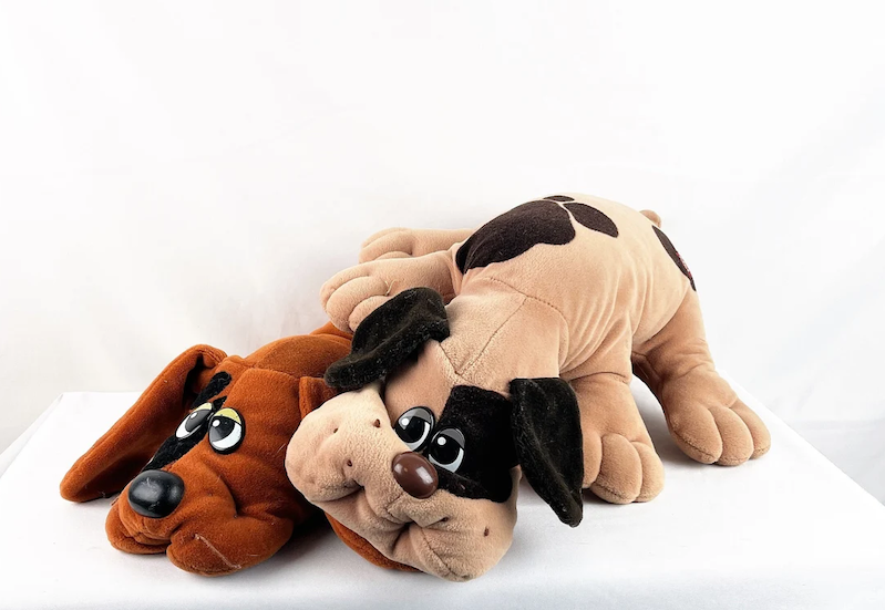 Two Pound Puppies stuffed animals