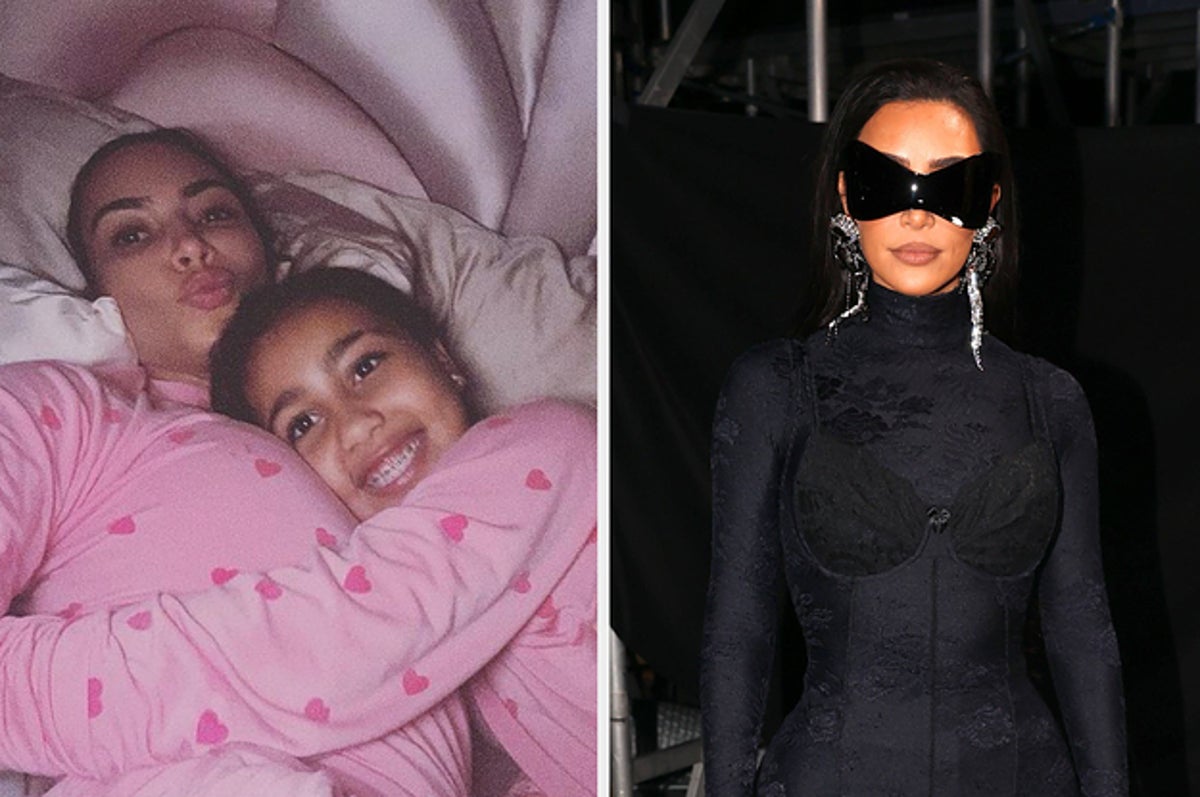 North West Is Dad Kanye West's Style Twin in His Vintage Jacket at Paris  Couture Fashion Week