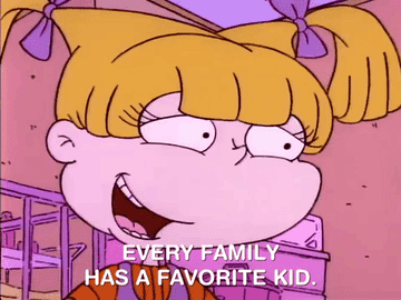 A close up of Angelica Pickles as she says, &quot;Every family has a favorite kid&quot;
