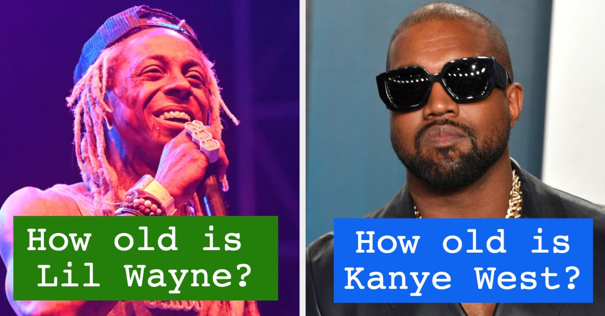 Can You Guess The Age Of These Male Rappers?