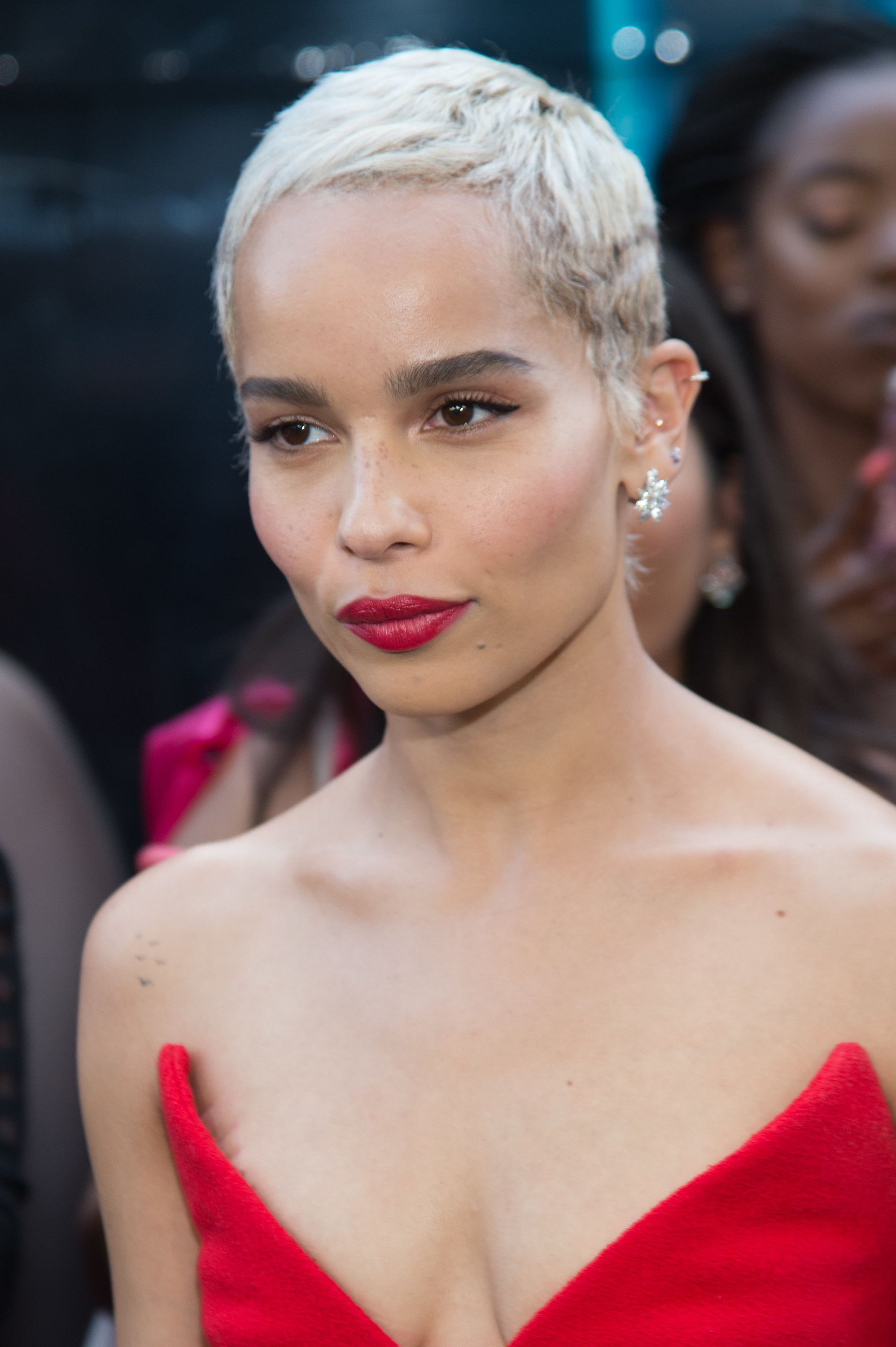 Actress Zoe Kravitz attends the &quot;Rough Night&quot; New York Premiere at AMC Lowes Lincoln Square