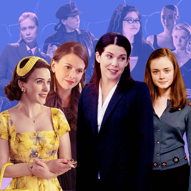 collage of actresses featured in Sherman-Palladino projects