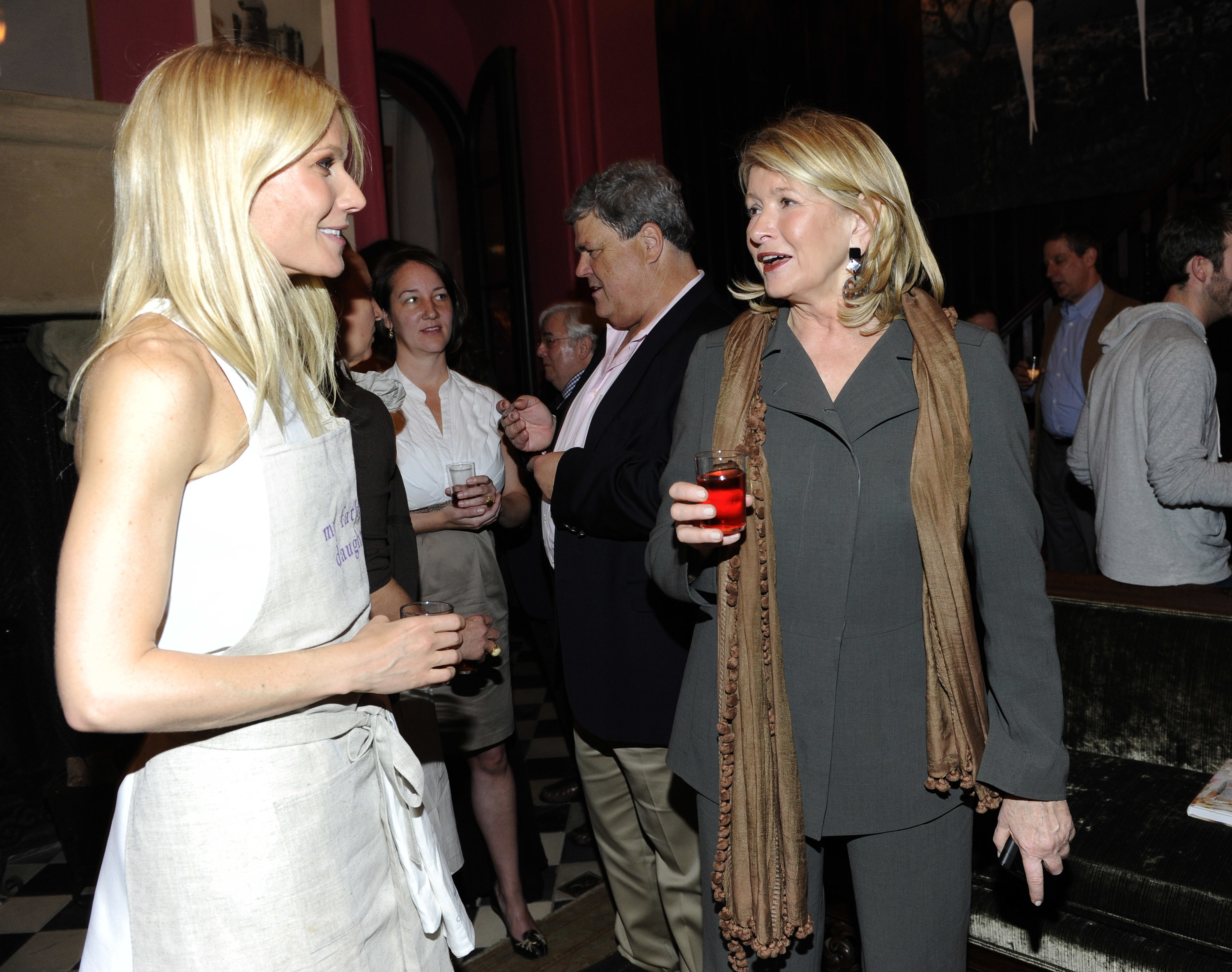 Gwyneth Paltrow and Martha Stewart attend the celebration of &quot;My Father&#x27;s Daughter&quot; on April 11, 2011 in New York City