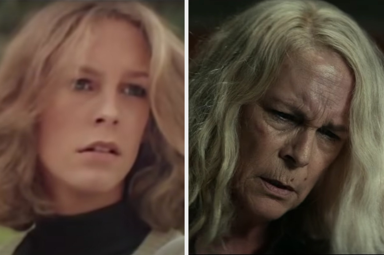 Jamie Lee Curtis as Laurie appears in the &quot;Halloween&quot; trailer and visits Frank in the hospital in &quot;Halloween Kills&quot;