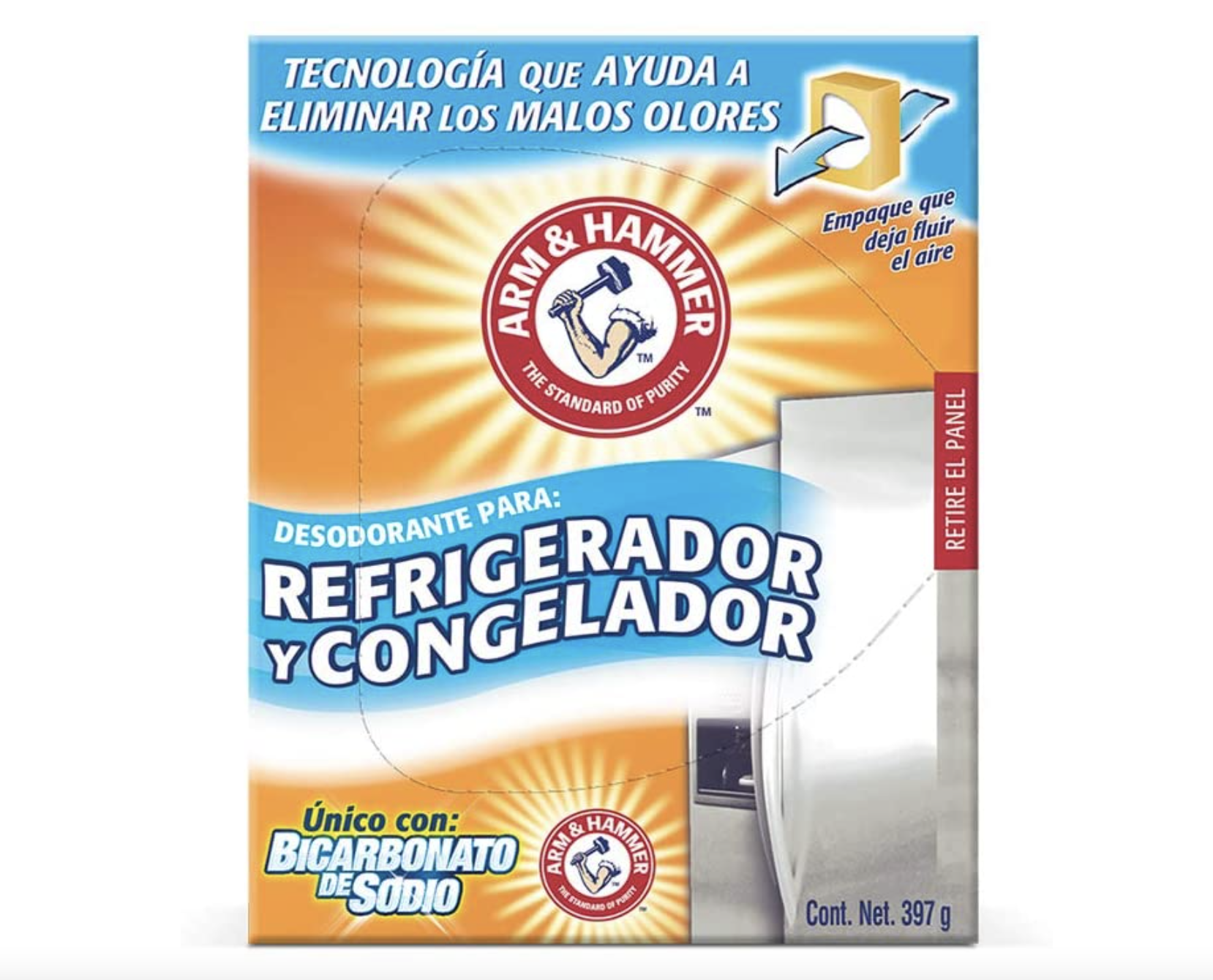 Desodorante para refrigerador y congelador
