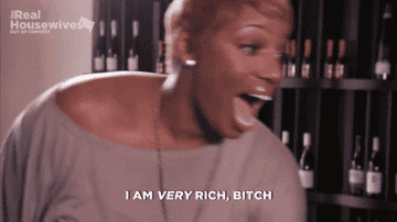 Nene Leakes claiming she&#x27;s rich to Shereé Whitfield in season four of Real Housewives of Atlanta